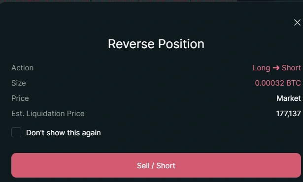 Reverse action in position controls