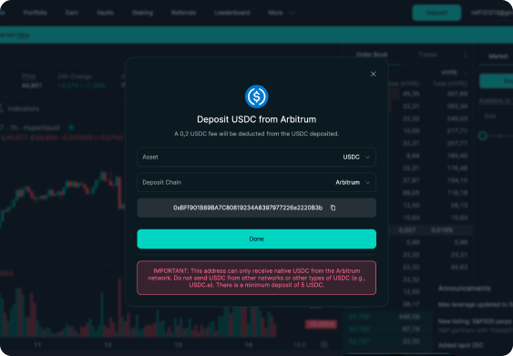Step 2 on-chain deposit