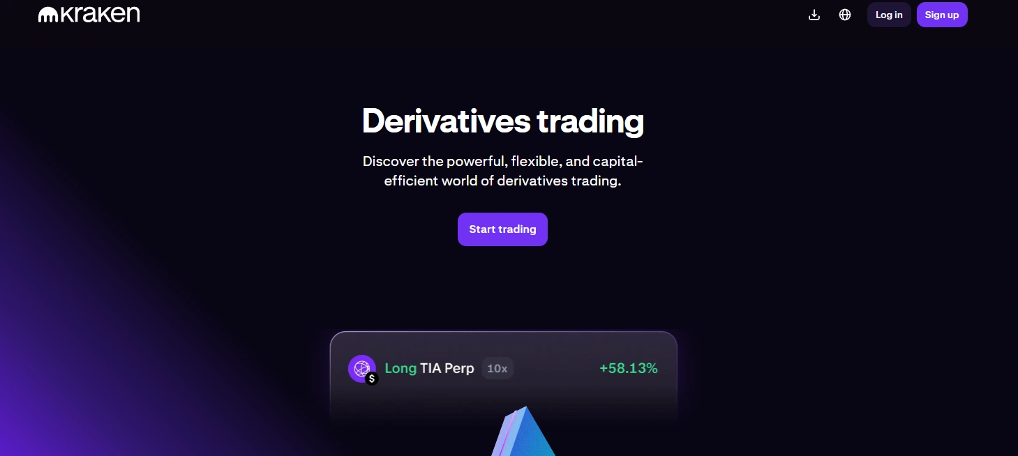 Kraken derivatives banner