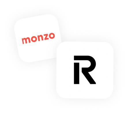 Kraken connections with Monzo and Revolut
